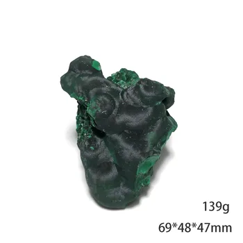 139 gramů A2-6 Vysoce Kvalitní Přírodní Malachit Sametový Minerální Krystal, Vzorek, Dárek, Kolekce, Dekorace Z Konga