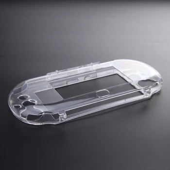 1ks Jasné, pevné Pouzdro Transparentní Ochranný Kryt Kůže Shell pro Sony psv2000 Psvita PS Vita PSV 2000 Crystal Chránič Těla