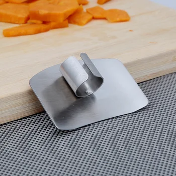 1ks Nerezová Ocel Prst Protector Anti-cut Finger Guard Kuchyňské Nástroje Bezpečné krájení Zeleniny Straně Protecter Kuchyňské Gadgets