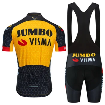 2021 JUMBO Cyklistický Dres Letní Set Pro Tým Cyklistické Oblečení, Silniční Kolo Oblek Cyklistické Bib Šortky MTB Maillot Ropa Ciclismo