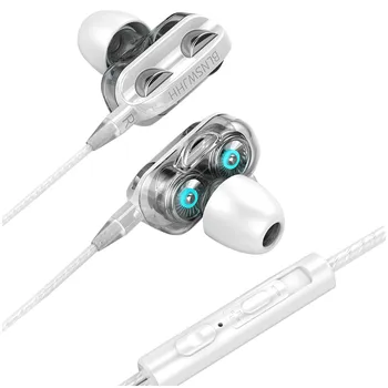 3,5 mm Super Bass V uchu hi-fi Stereo Sluchátka Sluchátka Sluchátka Headset S Mikrofonem pro Subwoofer, Mobilní Telefon, Quad-core Headset