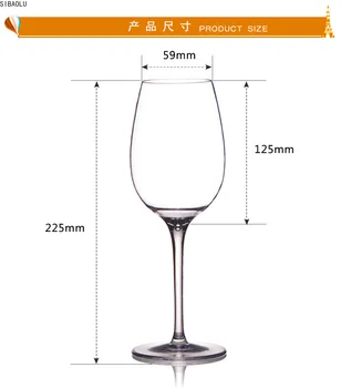 355ml Tiaking Americké tritan materiál nerozbitný plast víno sklo pohár Transparentní červené víno, sklenici Džusu šálek 225*59mm
