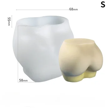3D Svíčka Formy Aromaterapie Svíčka Formy Mužské Tělo Mýdlo Silikonové Formy Pryskyřice Nabídky pro Svíčka Dělat Zásoby