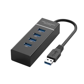 4 Port USB HUB Extender Jeden až Čtyři Kabel pro autorádia Autorádio Notebook Hub Počítač, Multifunkční Adaptér USB Rozšířit Pevný Disk