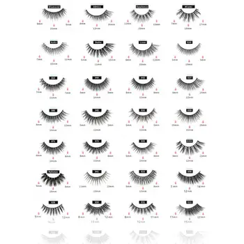 6 Párů Magnetické Řasy Vodotěsné Prodloužení Řas S 2 Ks Oční linky Make-up Oční Make-up Kosmetické TSLM1