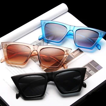 AKA VISION Cateye Vintage sluneční Brýle, Ženy/Muži, Luxusní Značky, Sluneční Brýle, Ženy, Retro Brýle Žen Venkovní Gafas De Sol Mujer