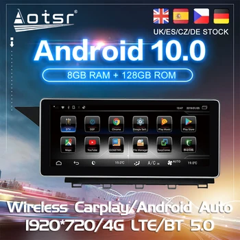 Android 10 Pro Mercedes-Benz GLK X 204 2008+ Auto DVD GPS Navigace Carplay Auto Rádio Stereo Multimediální Přehrávač, Dotykový Displej 2Din
