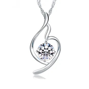 BBR10 ženy náhrdelník Jednoduchá horké prodávat produkt náhrdelník z šperky zahraničního obchodu stříbrný náhrdelník milence dárek