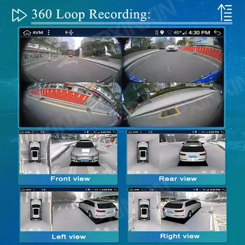 Bezdrátové Carplay Pro Volvo XC90 2004-360 HD Auto Surround View Kamery, Auto Multimediální Přehrávač, Stereo Rádio, GPS Navigace