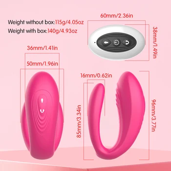 Bezdrátové Vibrátory Pro Páry Vibrátor Triple G Spot Stimulátor 10 Intenzivní Vibrace Dobíjecí Sex Hračky Pro Ženu, Masturbátor