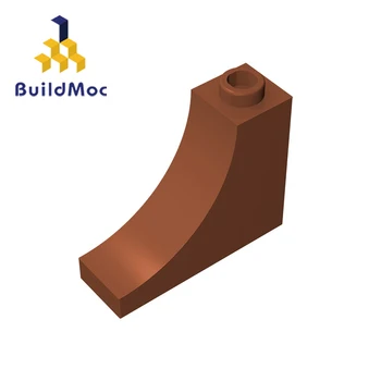 BuildMOC 18653 1x3x2 zakřivené cihlové Budovy Bloky Díly DIY Vzdělávací Klasické Značky, dárek, Hračky