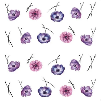 Diy Nail Sticker Flower Lepidlo Manikúra Jezdce Nail Art Tipy Dekorace, Nálepky Na Nehty Nálepky Na Nehty Vzory