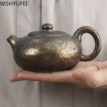 Japonský styl Kameninové Peci změnit konvice na Čaj Čínský Vintage čajový set keramiky, porcelánu konvici Oolong čaj, konvice, Ruční práce