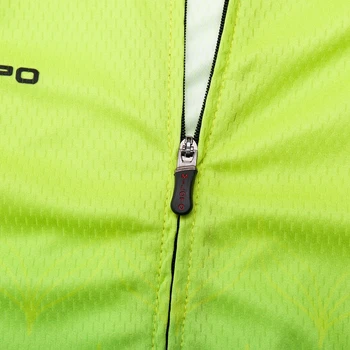 JPOJPO Letní Cyklistický Dres Ženy 2020 Krátký Rukáv Dámské Cyklistický Dres Závodní Povolání Zelené Venkovní MTB Kolo, Košile Topy