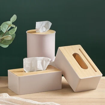 Kreativní Nordic Multifunkční Plastové Tkáně Box Papírový Ručník Tkáně Případě, že Organizátor Domácí Stůl Dekor potřeb pro Domácnost jednoduché