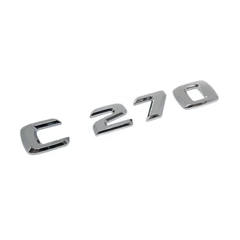 Kyburg C270 Chrome Kufru Auta Dopisy Odznak Znaku pro Mercedes w203 C-Class, 2000-2007