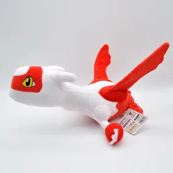 Latios Latias Dragon Plyšové Hračky Modrá Červená Kombinace Super Plyšové Panenky, Létající Elf Vánoční Dárky Pro Děti