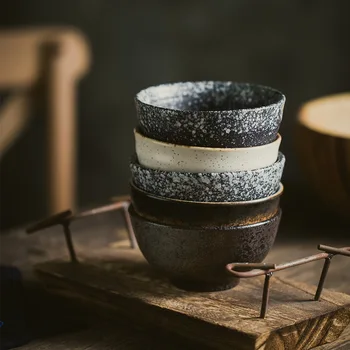 MCJ Japonsko Hrubé Keramiky Matcha Miska Zeleného Čaje Šálku Glazura Šálek Kung Fu Čajový Set Master Cup Kreativní Vintage Home Decor