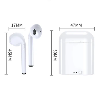 Mini TWS Bluetooth Sluchátka Bezdrátová Sluchátka Hudební Headset Sportovní Sluchátka Vodotěsná Sluchátka pro Huawei, OPPO Iphone Xiaomi