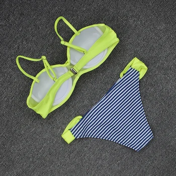 Nastavitelný Popruh plavky pro Ženy, Bikiny Sady Sexy Tanga Dva Kusy Letní Plážové Plavky Push Up Plavky 2020