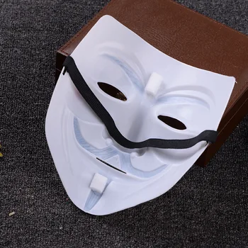 Nové pokrývky hlavy Halloween Party Masky Rekvizity Anonymní Karneval Steampunk Anime Cosplay Maska Na Obličej Cosplay Kostýmy Muži Dárek