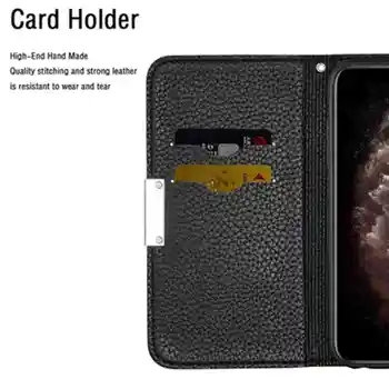 Nové Pánské Dámské PU Módní Solid Color Card Slot Flip Pouzdro Pro iPhone 12 11 Pro X Xs Max XR 8 7 6 Plus Telefon Bag Držitele Coque