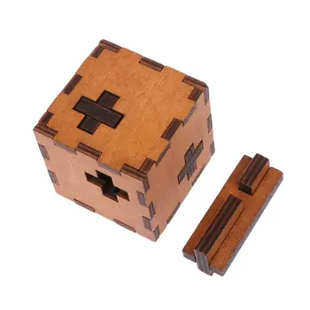 Nové Švýcarsko Kostka Dřevěná Tajemství, Puzzle Box Dřevěné Hračky Hlavolamy Hračky Pro Děti