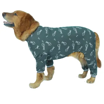 Oblečení pro psy greyhound střední a velké psy jaro a léto oblečení, velký pes joint guard bavlna čtyřnohého oblečení