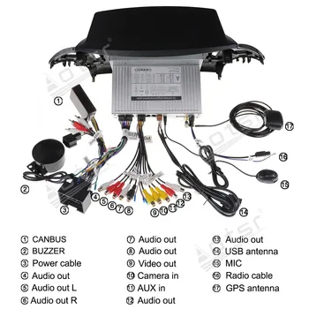 Pro Chevrolet Cruze 2012 2013 Android 9 Rádio Multimediální Auto Kazetový Magnetofon Stereo Přehrávač Tesla GPS Navi hlavní Jednotky