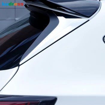 Pro Mazda CX-5 CX5 KF 2017 2018 2019 2020 2021 ABS Chrom Zadní Okno Trojúhelník Spoiler Kryt Čalounění Car Styling Příslušenství 2ks