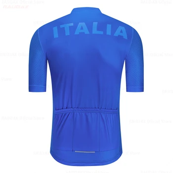 Pánské Cyklistické Jersey Set Krátký Rukáv Oblečení Oblek rychleschnoucí Letní Venkovní Sportovní oblečení Maillot Ciclismo Hombre Tour De ITALIA