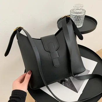 Retro Taška Kabelky 2021 Nové Trendy Módní Velká Kapacita Osobnost Jediné Rameno Messenger Bag Módní Taška Kbelík