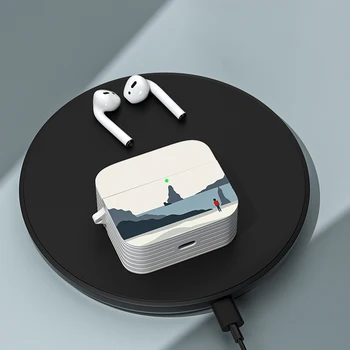 Silikonové Pouzdro Pro Apple Airpods 1/2 Ochranné Bluetooth Bezdrátová Sluchátka Kryt Pro AirPods Pro Nabíjení Box Bag Příslušenství