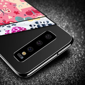 Silikonový Kryt Kočka Pes Stopy Pro Samsung Galaxy S21 S20 FE Ultra S10 S10e Lite S9 S8 S7 S6 Edge Plus Telefon Případě