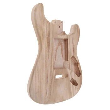 Solidní Dřevo Kytara Tělo Prázdný Plát Pro ST Elektrická Kytara Ručně Leštěné Kytary Část
