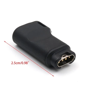 USB C Typ C Samice 4pin Nabíjení Adaptér pro Garmin Přístup S60 Fenix 6X Pro Solární Vivoactive3 trenér Aktivní T21A
