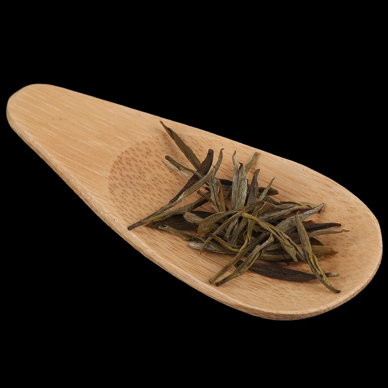 1KS Meloun Semen Tvar ve tvaru Kapky Ručně vyráběné Mini Bambus Čaj Kopečky Kung Fu Čaj Lžíce Dřevěnou Lžící Kuchyňské Nástroje 1