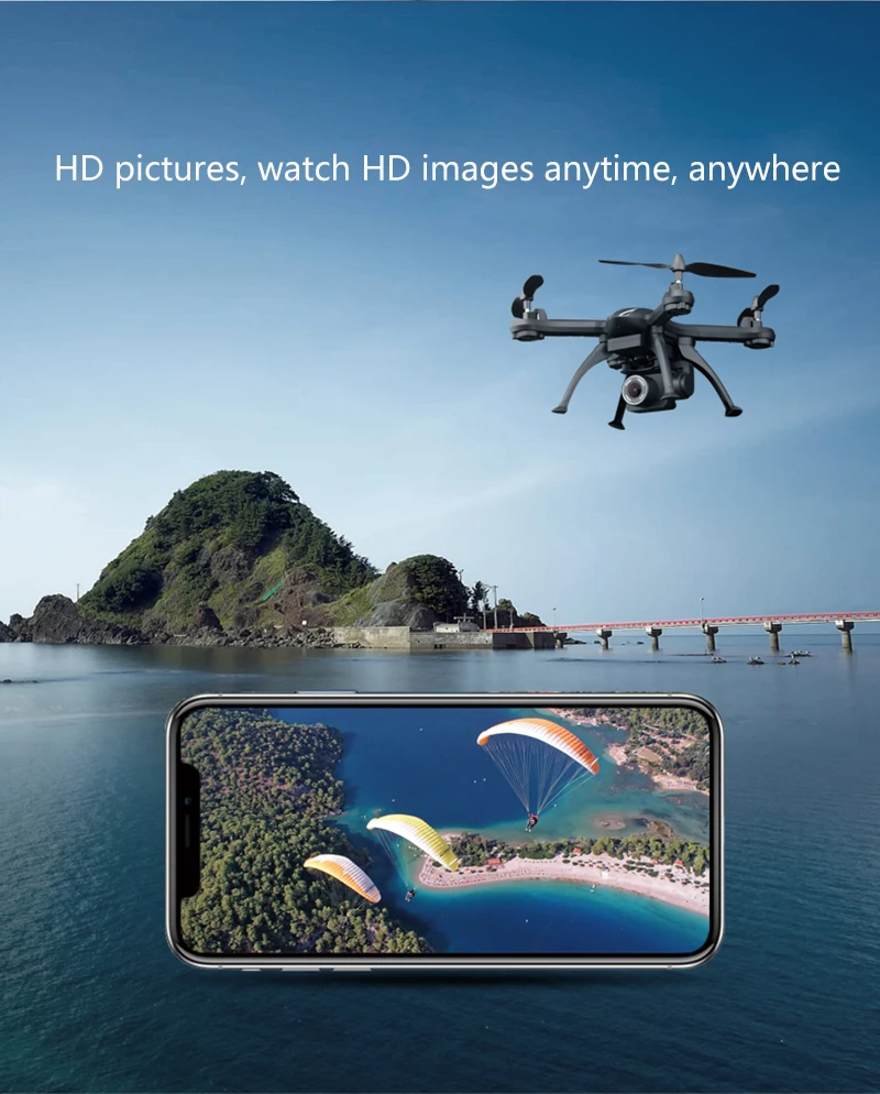 2021 NOVÉ X6 Drone/HD Kamera 480p / 720p / 1080p Quadcopter Fpv Dron Jedním Tlačítkem Zpáteční Let Hover RC Drone hračka 2