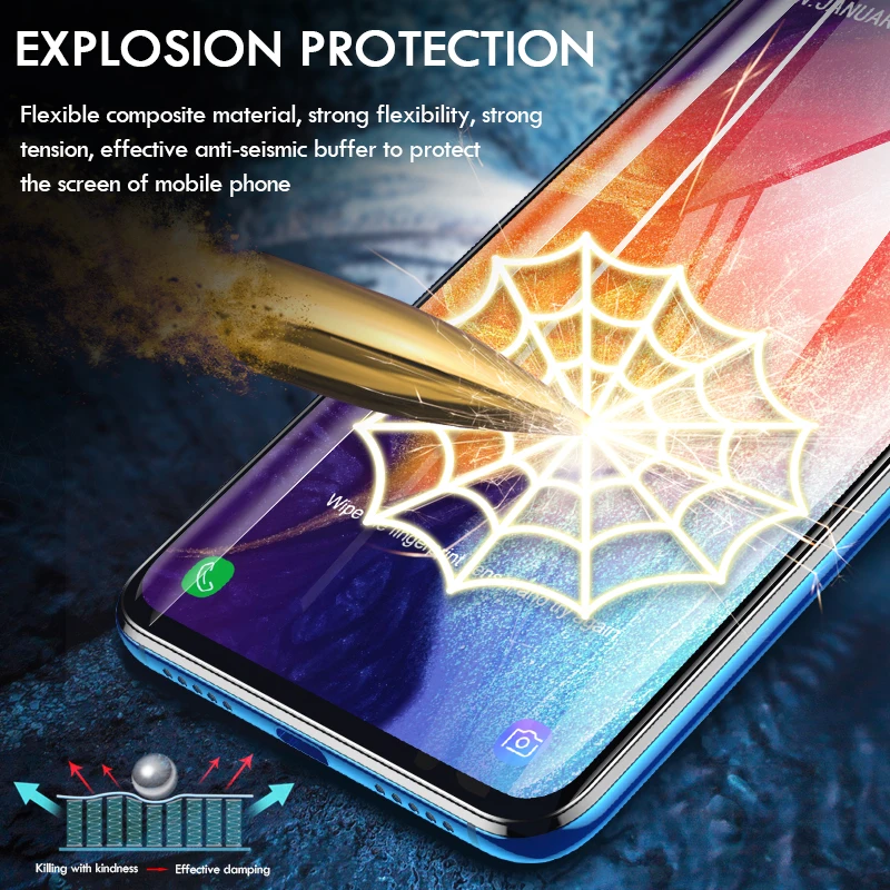 3ks Hydrogel Film Screen Protector Pro Samsung Galaxy A51 A70 A20 A30 A40 S A50 A71 A11 A21 A31 A41 M21 M51 M30 A10 Ne Sklo 2
