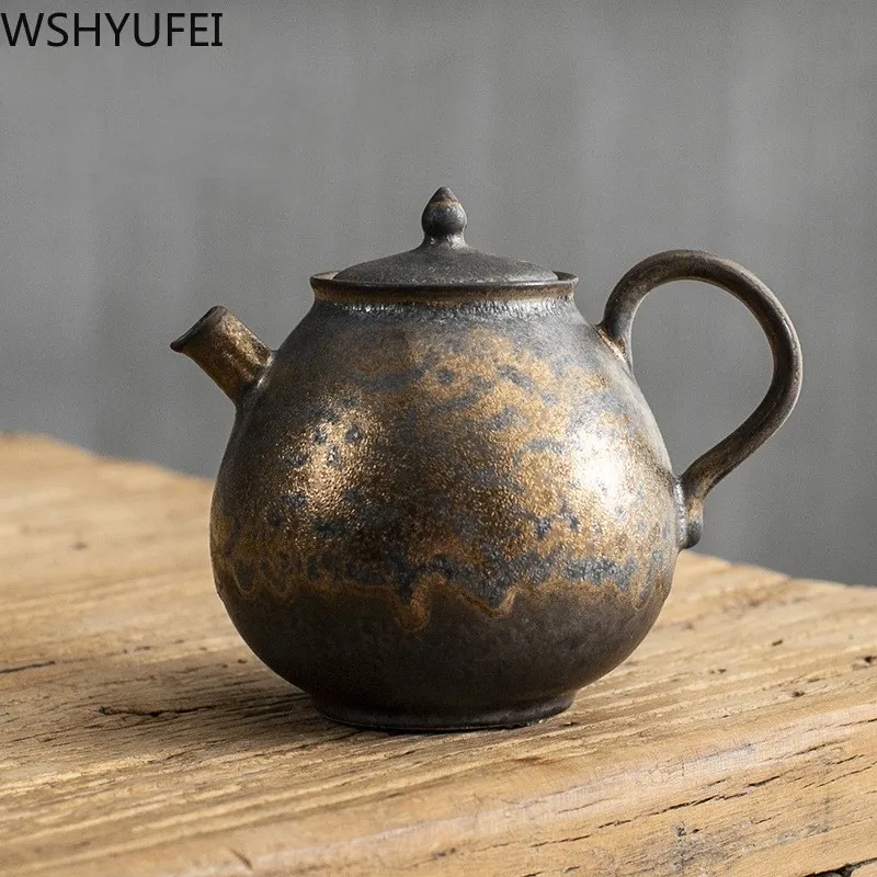 Japonský styl Kameninové Peci změnit konvice na Čaj Čínský Vintage čajový set keramiky, porcelánu konvici Oolong čaj, konvice, Ruční práce 3
