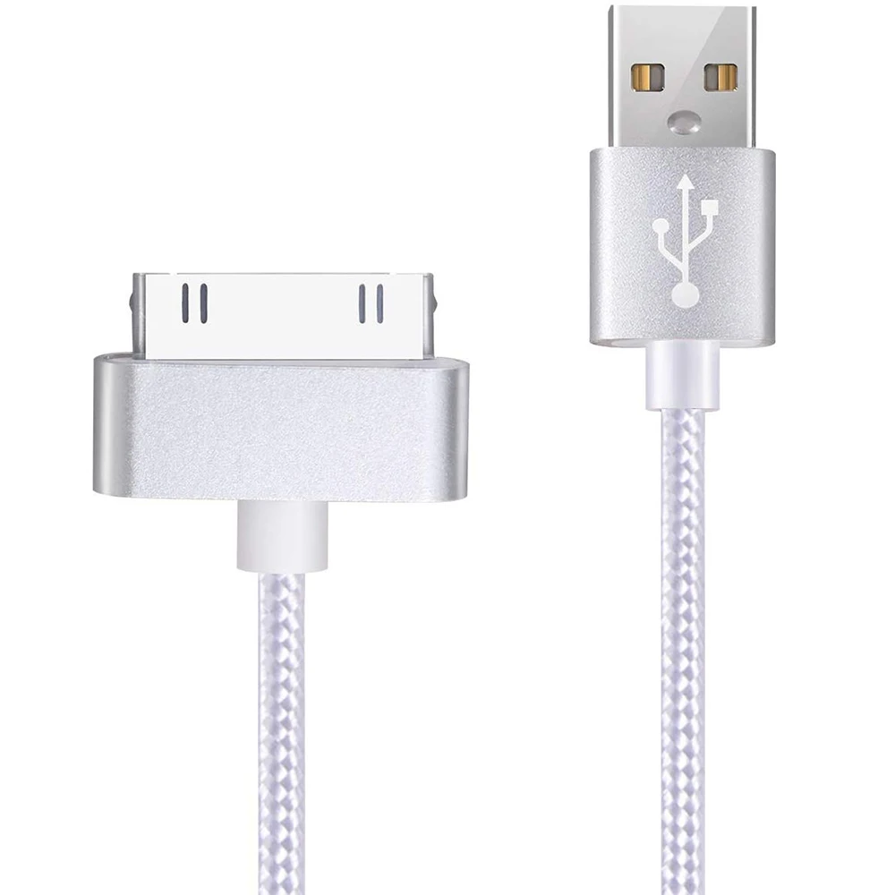 USB Kabel pro iPhone 30 Pin Nylonové Opletení Rychlá Nabíječka Datový Kabel pro Apple iPhone 4 4s 3G 3GS 2G iPad 1/2/3 iPod Touch iPod Nano 3