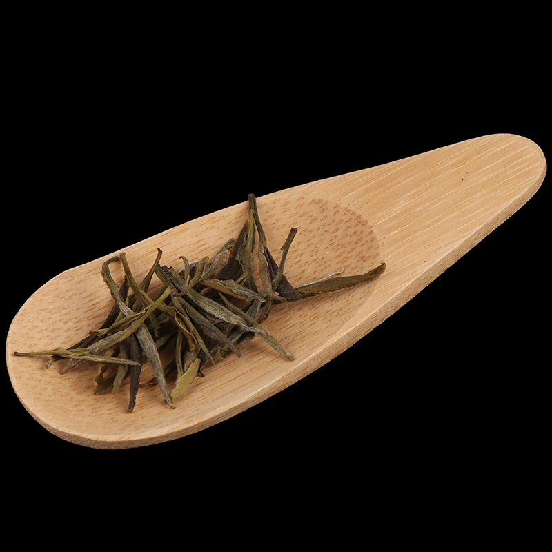 1KS Meloun Semen Tvar ve tvaru Kapky Ručně vyráběné Mini Bambus Čaj Kopečky Kung Fu Čaj Lžíce Dřevěnou Lžící Kuchyňské Nástroje 5