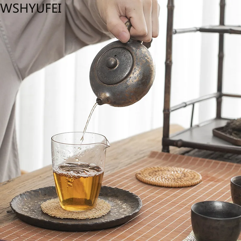Japonský styl Kameninové Peci změnit konvice na Čaj Čínský Vintage čajový set keramiky, porcelánu konvici Oolong čaj, konvice, Ruční práce 5