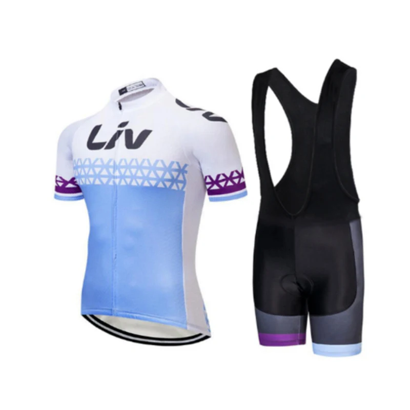 Módní Letní Lycra Cyklistické Jersey Sada LIV Ženy Sportovní Šortky 2021 Silniční Kolo Oblečení MTB Oblek Ženy Cyklistické Oblečení Sada Oblečení 5