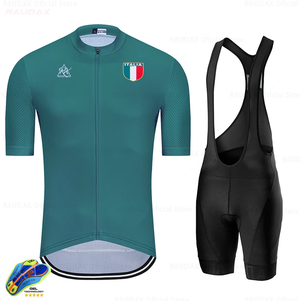 Pánské Cyklistické Jersey Set Krátký Rukáv Oblečení Oblek rychleschnoucí Letní Venkovní Sportovní oblečení Maillot Ciclismo Hombre Tour De ITALIA 5